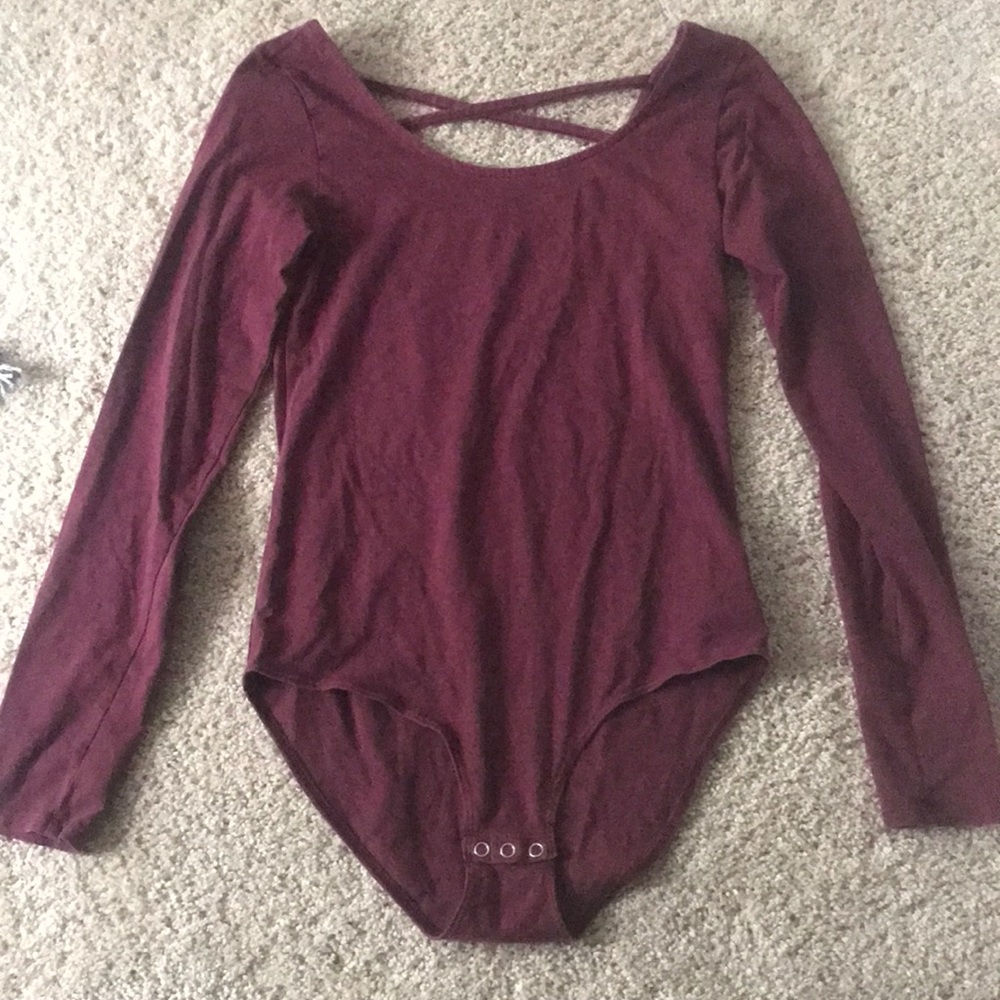 Maroon Bodysuit